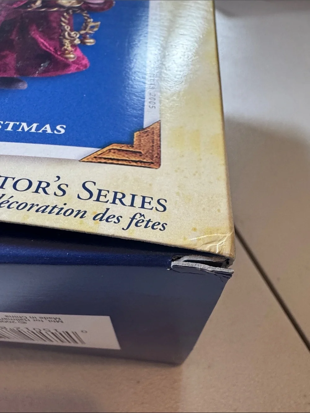 Hallmark Father Christmas 2005 Ornament - Burgundy, Gold & Pink Accents